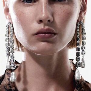 Statement drop earrings N650